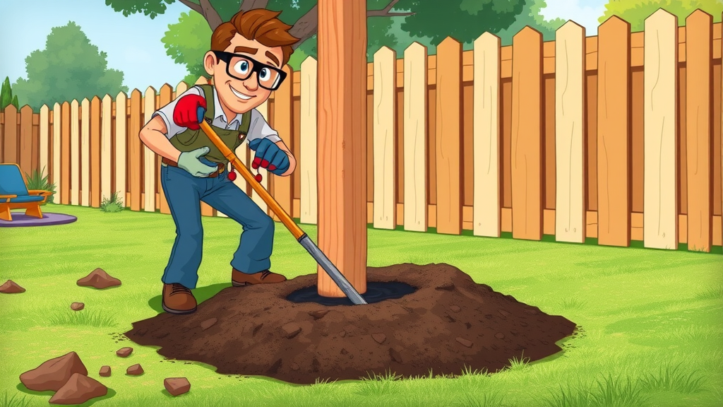 fence post hole digging sacramento homeowner using manual post hole digger for 4x4 post