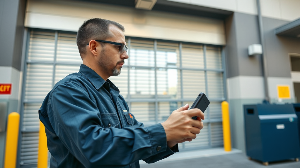 commercial security gate repair service in Sacramento skilled technician access control industrial environment