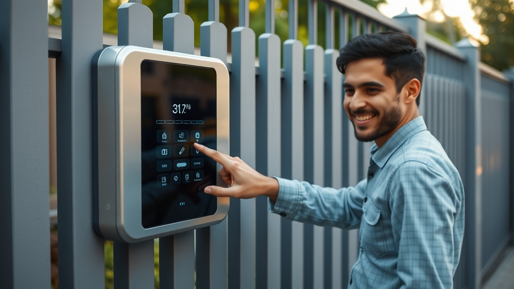 Access control smart gate operator in Sacramento, user-friendly, app-controlled fence installation
